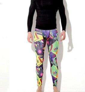 Yoga Pants Men 3D Printed Fitness Pants