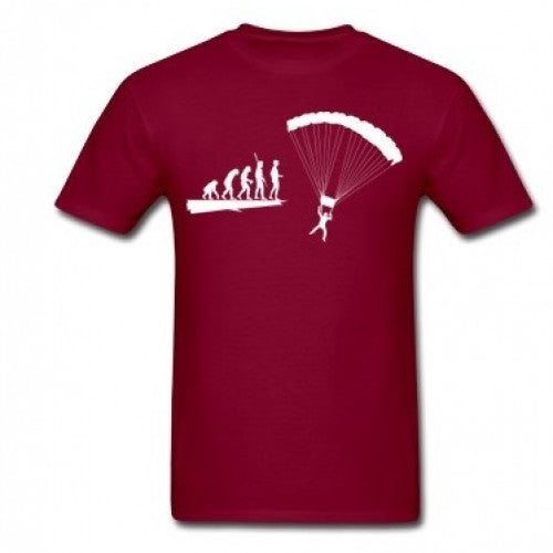 Evalution Skydiving Men's T Shirt Skydiver