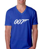 James Bond 007 Short Sleeve V Neck Men T Shirts