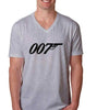 James Bond 007 Short Sleeve V Neck Men T Shirts