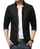 Slim Jacket Style Collar Zipper