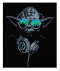 Jedi Master Headphones Green Glasses Man  T-shirt