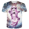 Cute Kitty Cat  Fashion Space Galaxy T-shirt