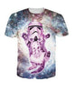 Cute Kitty Cat  Fashion Space Galaxy T-shirt